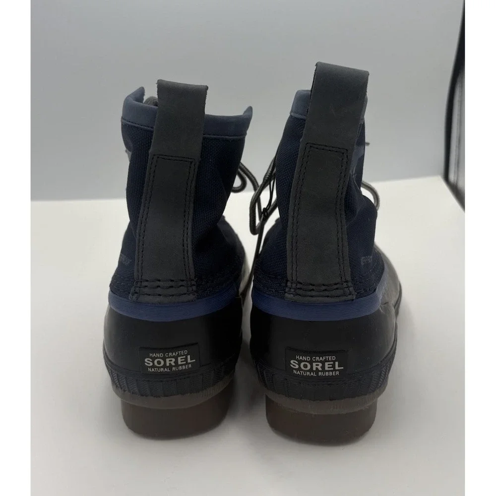 Sorel Cheyanne II Short Nylon Duck‎ Boots Collegiate Navy 7 New